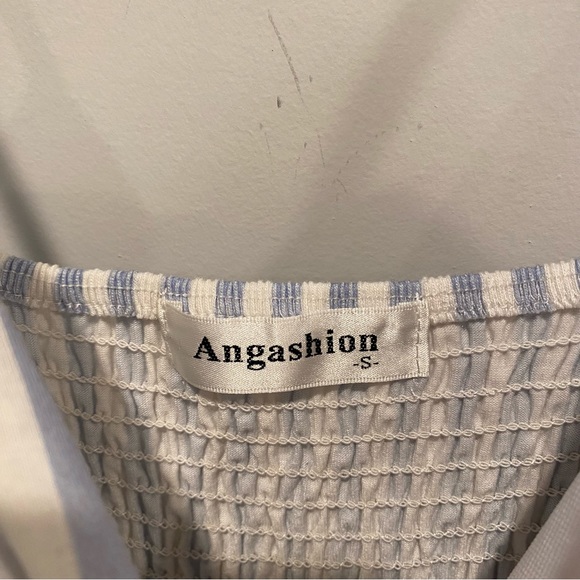 Angashion A Line Flowy Striped Dress - Picture 9 of 12